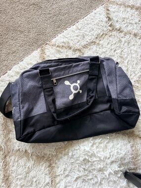 Orangetheory Gray and Black Duffel Bag